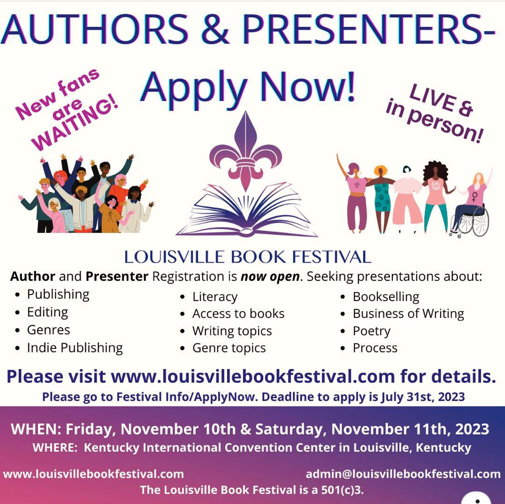 Advice for New Book Festival Participants LOUISVILLE BOOK FESTIVAL